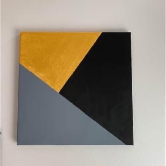 Pair of handmade canvas art - Picture 2 of 4